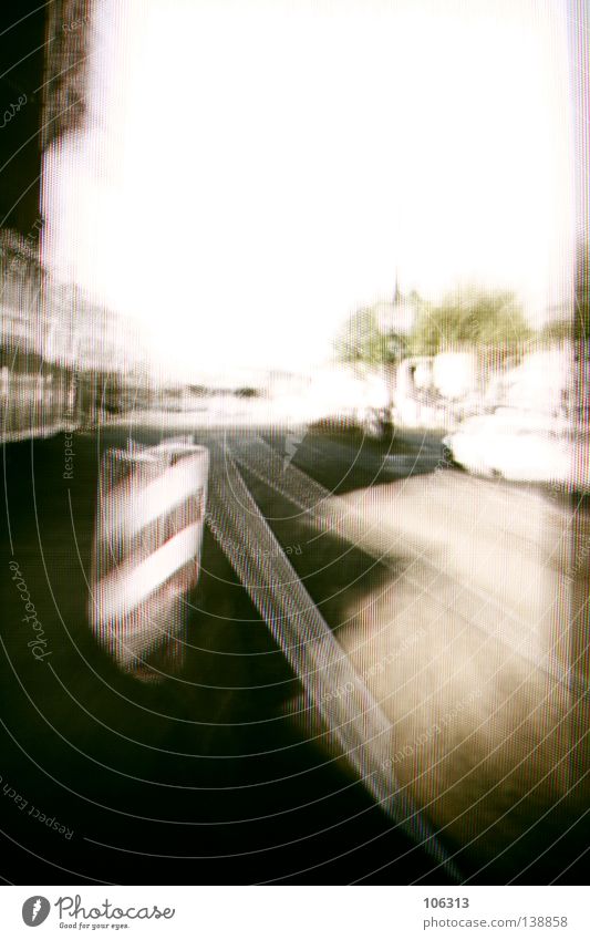 [PRGB.02] STREETLIFE Street Life Light Blur Grow hazy Surrealism Bremen Town Location Room Traffic lane Railroad tracks Flood Pictorial Earth Wobble Style Part