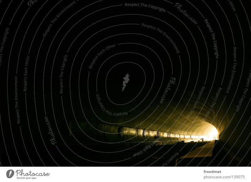 light at the end Tunnel Transport Infrastructure Mining Light Dark Future Highway Switzerland Long exposure Black Passage Construction site Escape route