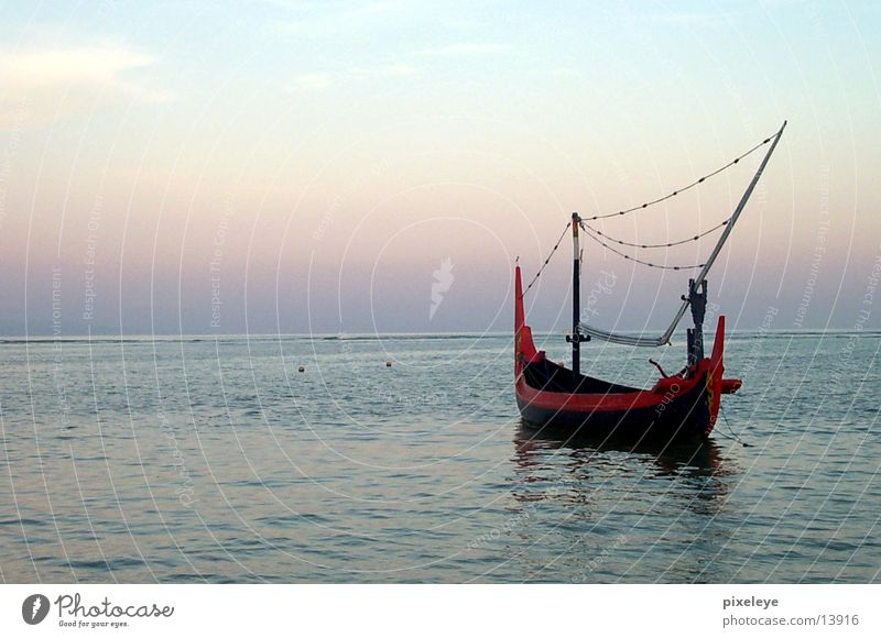 Fishing boat in Bali Watercraft Ocean