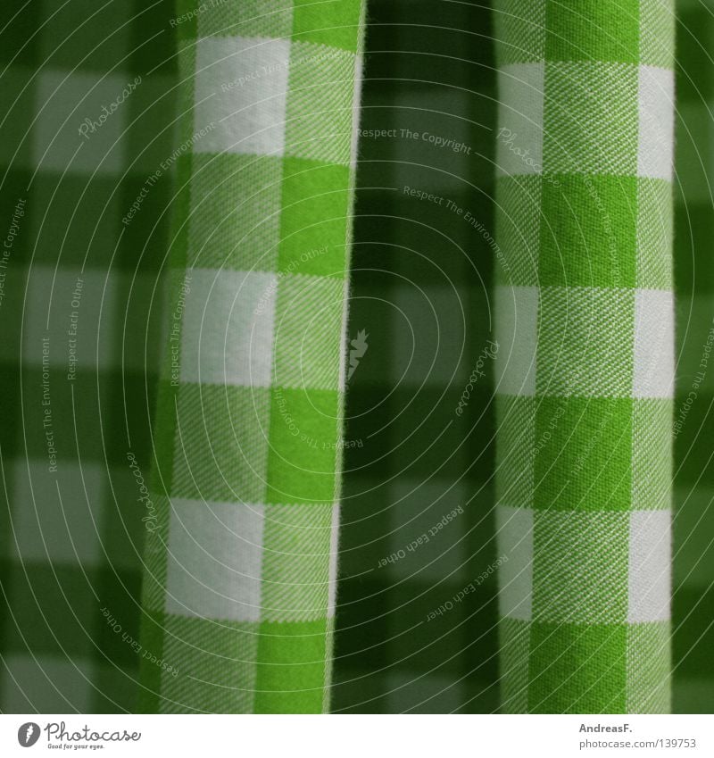 Small-minded Green Checkered Meticulous Pattern Cloth Drape Kitchen Bright green Multicoloured Square Towel Textiles Cloth pattern Waves Undulating Household