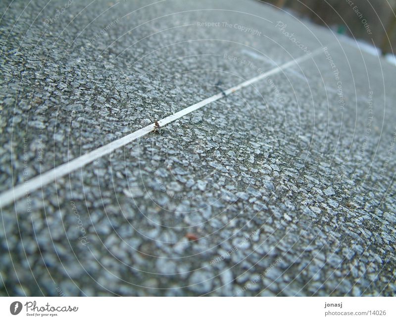 stone slab Table tennis Stone slab Massive Cold White Sports Structures and shapes Macro (Extreme close-up) Line Blue