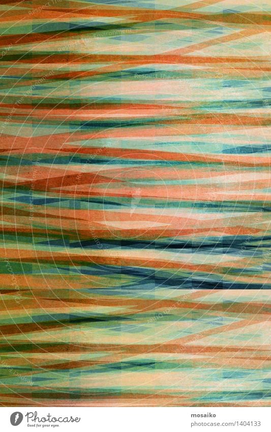 abstract striped background - textured graphic design Design Decoration Art Paper Stripe Simple Elegant Retro Trashy Blue Green Colour Fashion Striped Rough