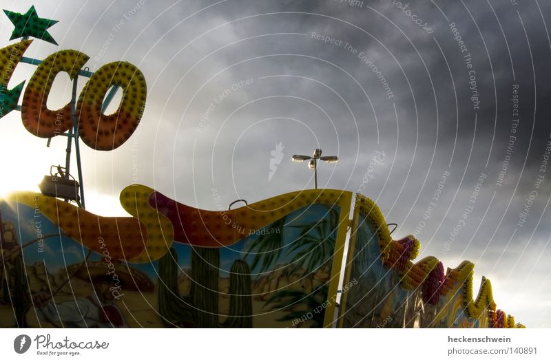 clouds over mexico Joy Clouds Dark Transience Lantern Neon sign Sunset Star (Symbol) Mexico Dusk Evening