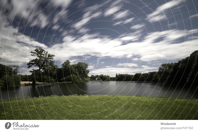 LOKALKOLORIT | Stormy Munich Nymphenburg castle The Englischer Garten Castle Park Bavaria Upper Bavaria Lake Tree Sky Clouds Gale Passion Bad weather