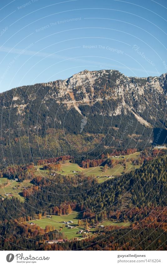 Eagle's Nest Landscape Autumn Beautiful weather Rock Alps Mountain Peak Snowcapped peak Berchtesgaden Berchtesgaden Alpes Tourist Attraction Adventure Discover