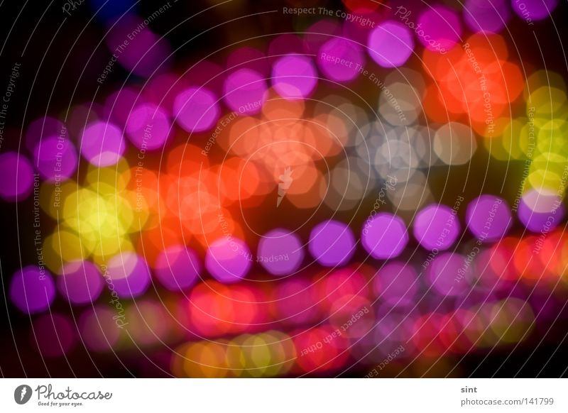 diskoglitzer Joy Luxury Abstract Set Background picture Structures and shapes Blur Circle circles Colour Multicoloured colors Dark defocus depth Design dots