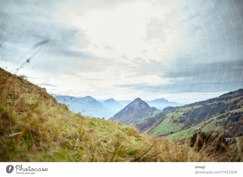 steamy Environment Nature Landscape Sky Beautiful weather Alps Mountain Natural Blue Switzerland Hiking trip Colour photo Exterior shot Deserted Day