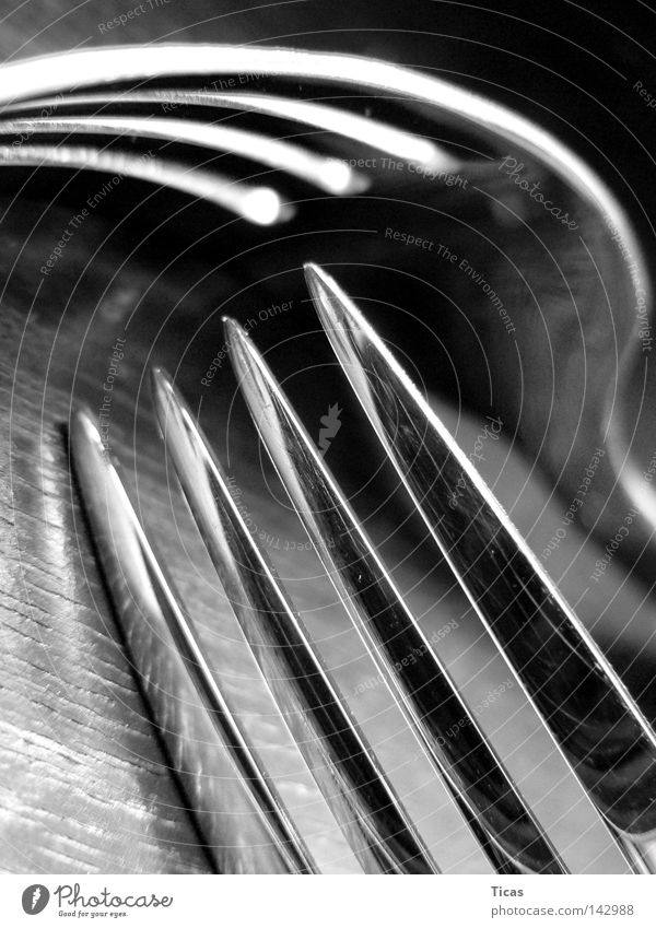 prongs Black & white photo Interior shot Close-up Detail Macro (Extreme close-up) Deserted Artificial light Shadow Contrast Reflection Worm's-eye view Looking