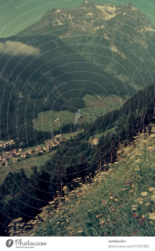 Finkenberg (1) Alps Mountain Slide Rock Far-off places Slope Sky High mountain region Landscape Panorama (View) Pass Lanes & trails Footpath Vacation & Travel