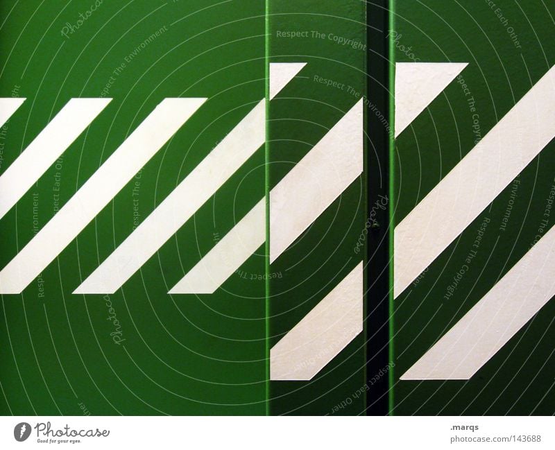 ruled Green White Stripe Elevator Geometry Colour Across Line Metal Illustration Striped Abstract Classification ...