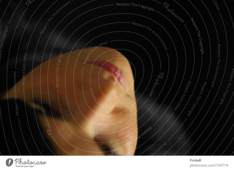 look up Face Looking Mouth Black Tension Human being Nose Above Woman Attempt Character Emotions Macro (Extreme close-up) Close-up