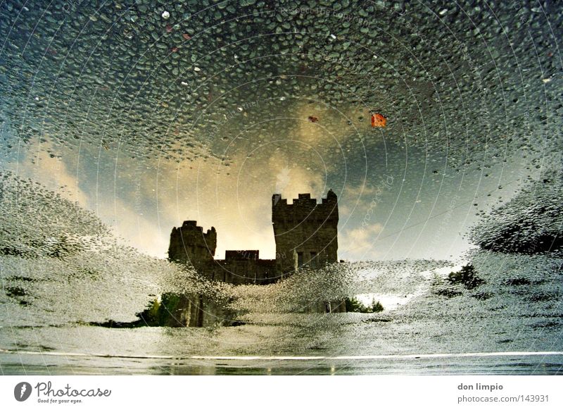 rising-stones Reflection Clouds Analog Historic Street Water Stone Sky castle ashford cong Ireland ebv