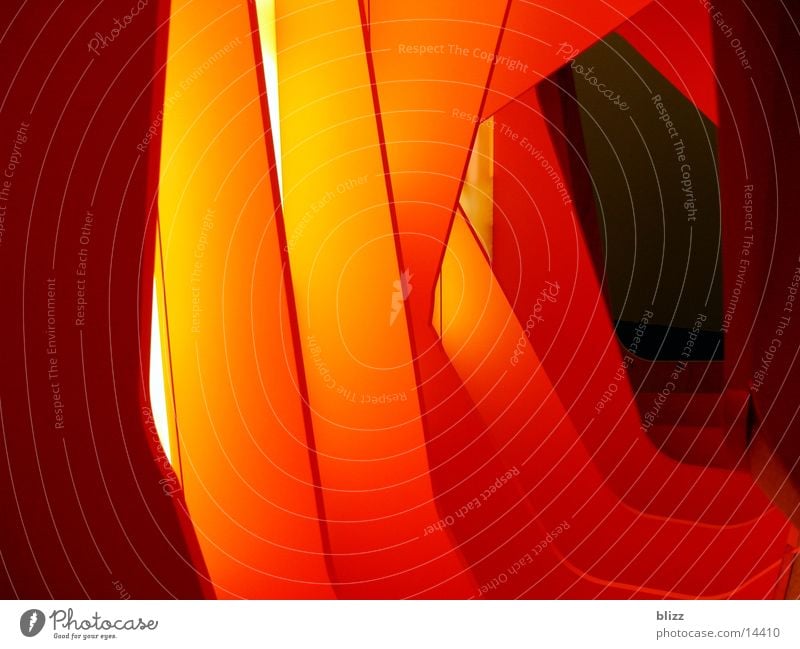 Latent Utopias 1 Exhibition Light Shadow Dim Seventies Architecture Orange Room Transparent 70's dimly lit