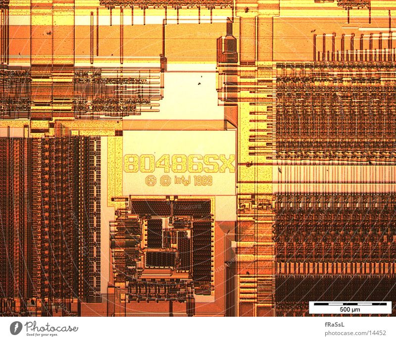 486 The photo Processor Electrical equipment Technology micrometers silicon