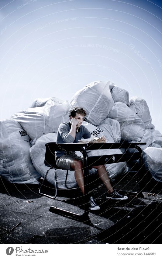 School. Captured Boredom Sofa Stool Gray Wall (building) Gloomy Contentment Sleep Broken Friendliness Style Sense of taste To enjoy Dream Culture