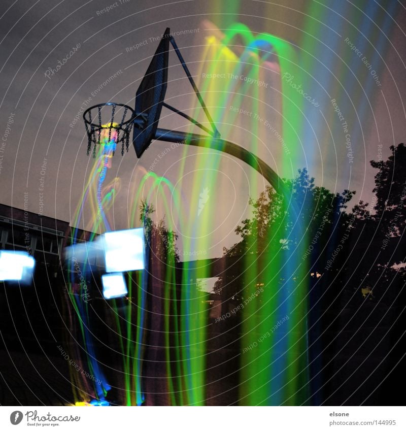 ::LIGHT:DUNK:: Basketball Ball sports Playing field National Basketball Association Bright Light Funsport Sports