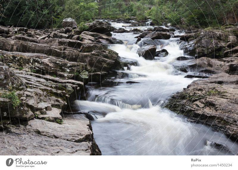 Falls of Dorchard Vacation & Travel Trip Hiking Environment Nature Landscape Water Summer River Waterfall Highlands Esthetic Fluid Wet Happy