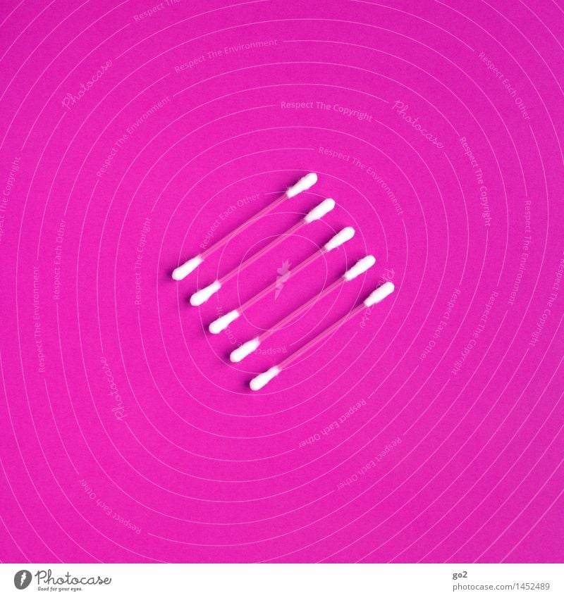 What the chopsticks!? Beautiful Personal hygiene Cosmetics Cotton bud Esthetic Simple Pink Colour 5 Colour photo Interior shot Studio shot Close-up Deserted