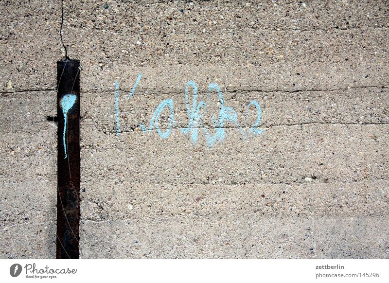 cock Wall (building) Wall (barrier) Concrete wall Border Graffiti Inscription Vandalism To make dirty Damage to property Information Communication Characters