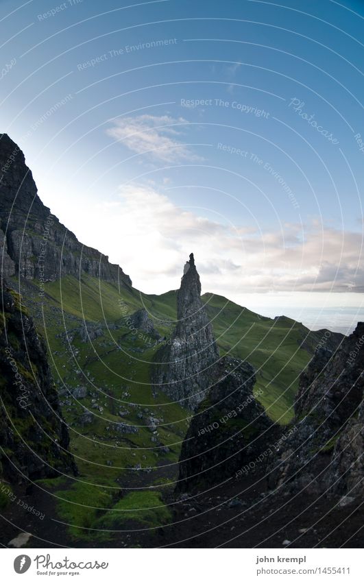 subtlety Environment Nature Rock Mountain Peak Scotland Isle of Skye Dark Gigantic Bravery Self-confident Willpower Determination Threat Tourism