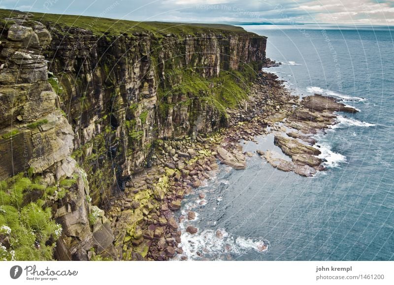 Dunnet Head Rock Waves Coast North Sea Ocean Cliff Scotland dunnet head Hiking Threat Gigantic Tall Willpower Brave Trust Attentive Hope Homesickness Wanderlust