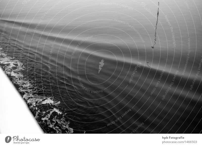 Ferry to Spiekeroog Nature Landscape Water Autumn Weather Fog Waves North Sea Ocean Deserted Navigation Maritime Emotions Moody Wanderlust Loneliness Esthetic