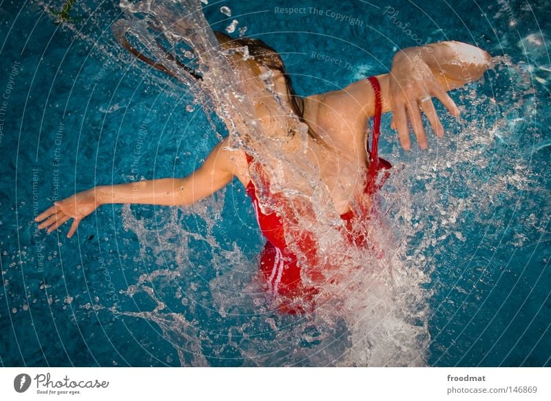 \ Swing Silhouette Beautiful Heavenly Action Hair and hairstyles Style Easygoing Hair gel Hold Wet Bikini Turquoise Rocking out Dry Clouds Vapor trail Swimsuit