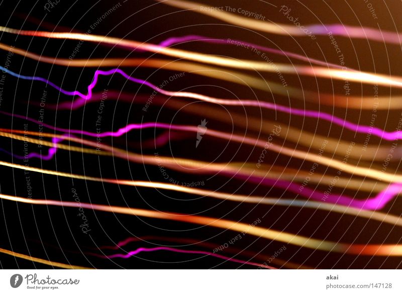 Light worlds2 UFO lamp TV lamp Exposure Visual spectacle Long exposure Experimental Stripe Fiber optics Study or Survey Beautiful streaky telly