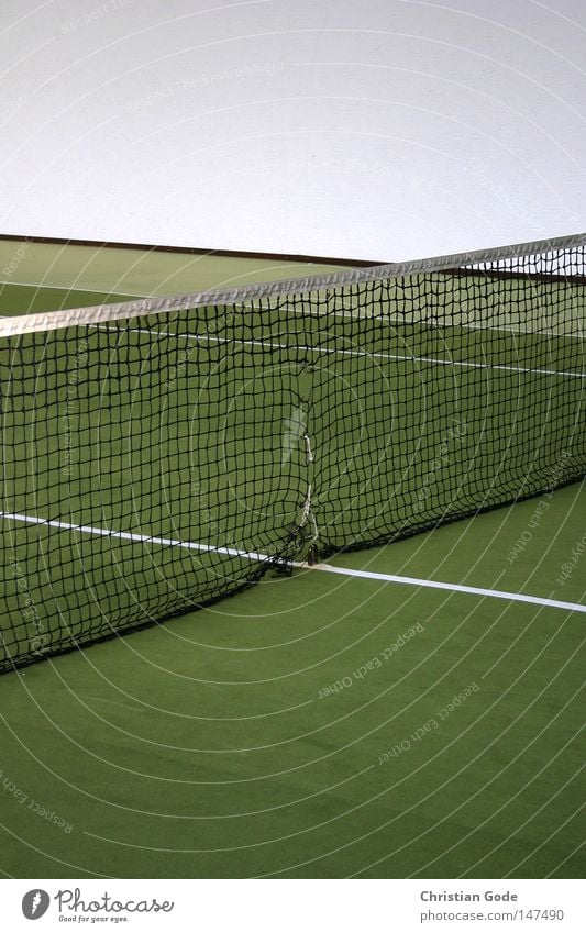 40:0 Tennis Carpet Winter Winter break Reserved Tennis ball Green Line White Speed Playing Tennis rack 2 Service Jump Sports Diagonal Gymnasium Shadow Baseline