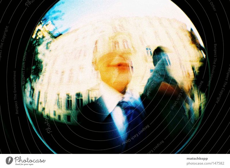 wedding party Fisheye Lomography Cross processing Distorted Falsified Analog Slide Marriage proposal Happy Kitsch Gritty Tie Blue Stripe Suit Jacket Vaulting