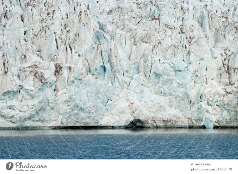 Glacier Vacation & Travel Ocean Winter Snow Mountain Environment Nature Landscape Climate Coast Freeze Blue White ice The Arctic polar Spitzbergen Iceberg