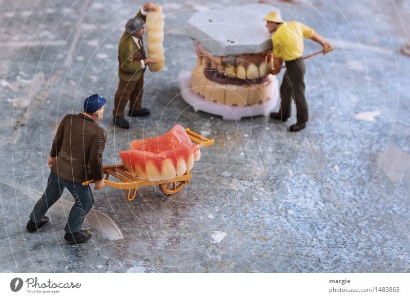 Miniwelten - Dental restoration transport Nutrition Model-making Work and employment Profession Craftsperson Doctor Construction site Services Health care