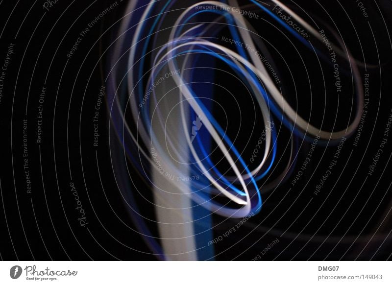 blue-white ray Style Winter Music Autumn Movement Cool (slang) Black Lighting Radiation Dynamics Speed. spring swoof Long exposure