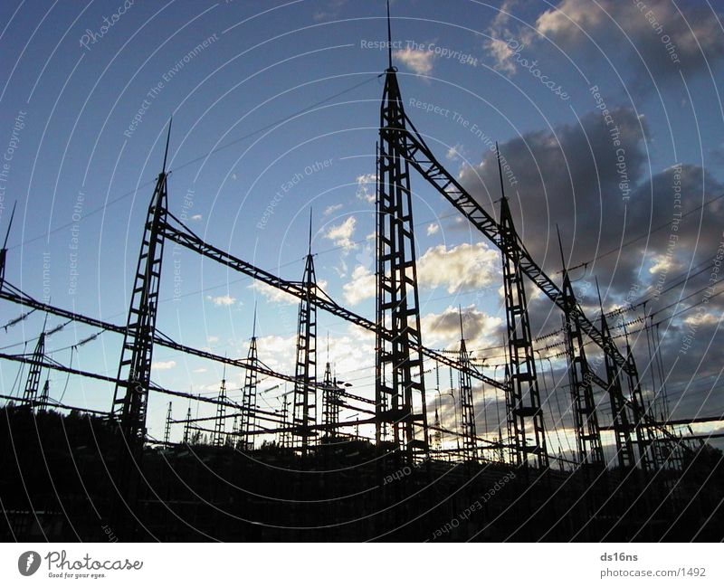 powerlines2 Old Testament Electrical equipment Technology night. again