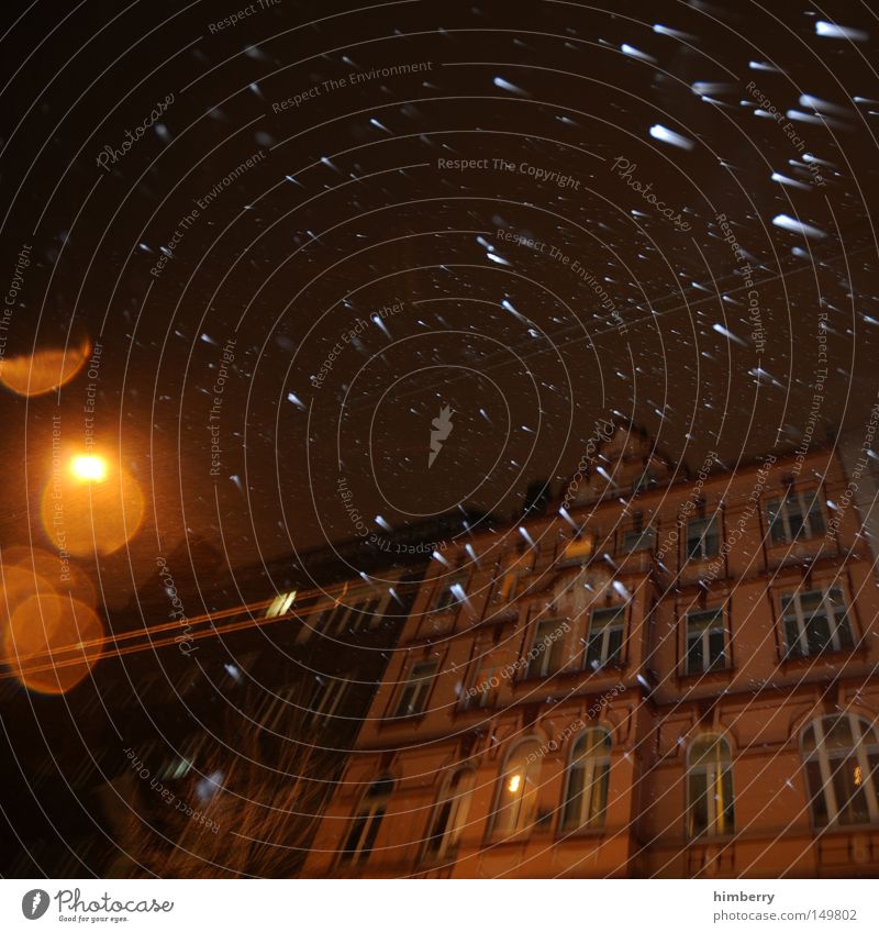 snowflakes Building House (Residential Structure) Snow Winter Snowflake Street lighting Architecture Old building Facade Weather Meteorological service Sidewalk