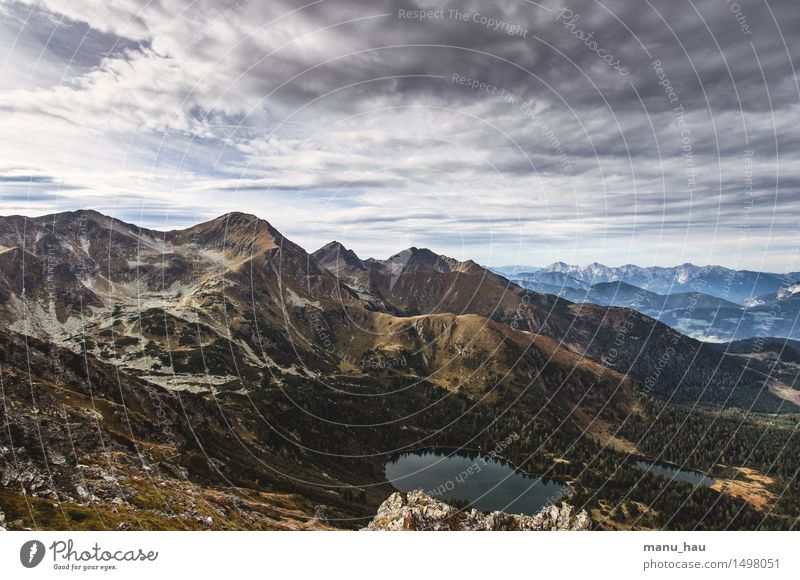 The cloud makes the light Joy Relaxation Calm Vacation & Travel Freedom Mountain Hiking Sports Nature Landscape Clouds Autumn Alps Peak Happy Happiness