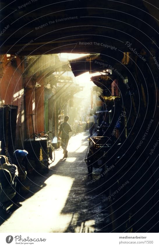 In the souk of Fes Morocco Bazaar