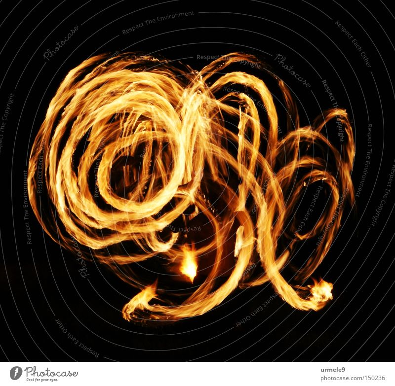 Savitri - fiery movement Tracks Spiral Night Red Long exposure Exterior shot Blaze Flame Dance Movement Part