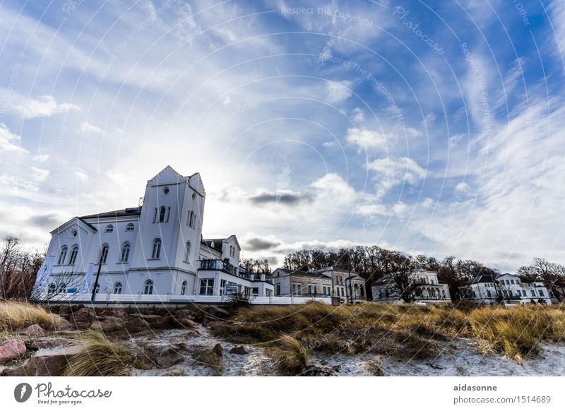 Heiligendamm Germany Europe Small Town Deserted House (Residential Structure) Dream house Tourist Attraction Vacation & Travel Hiking Villa Beach