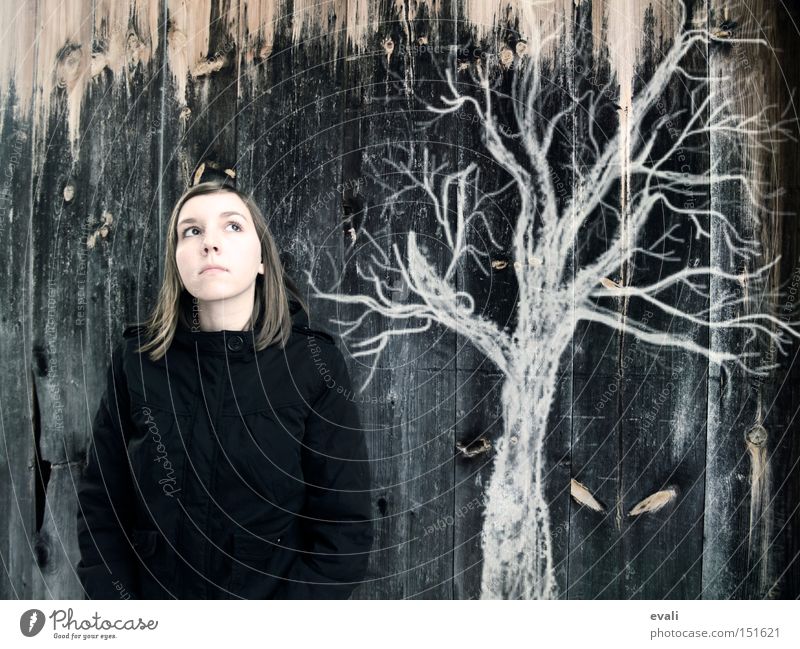 On a besoin de quelqu'un qui écoute Portrait photograph Tree Wood Woman Audience ponder