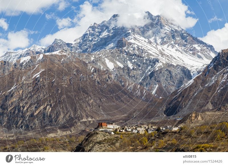 Jharkot Village on the Annapurna Circuit Vacation & Travel Tourism Mountain Hiking Nature Landscape the Himalayas Peak Snowcapped peak Small Town Nepal trekking