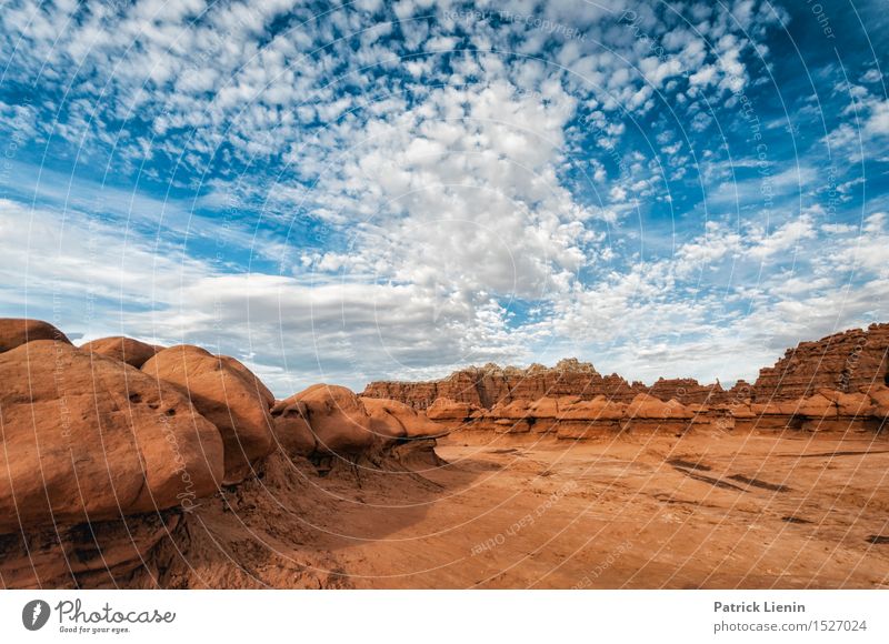 Blue Sky - Red Rock Harmonious Well-being Contentment Senses Vacation & Travel Trip Adventure Far-off places Freedom Summer Mountain Environment Nature