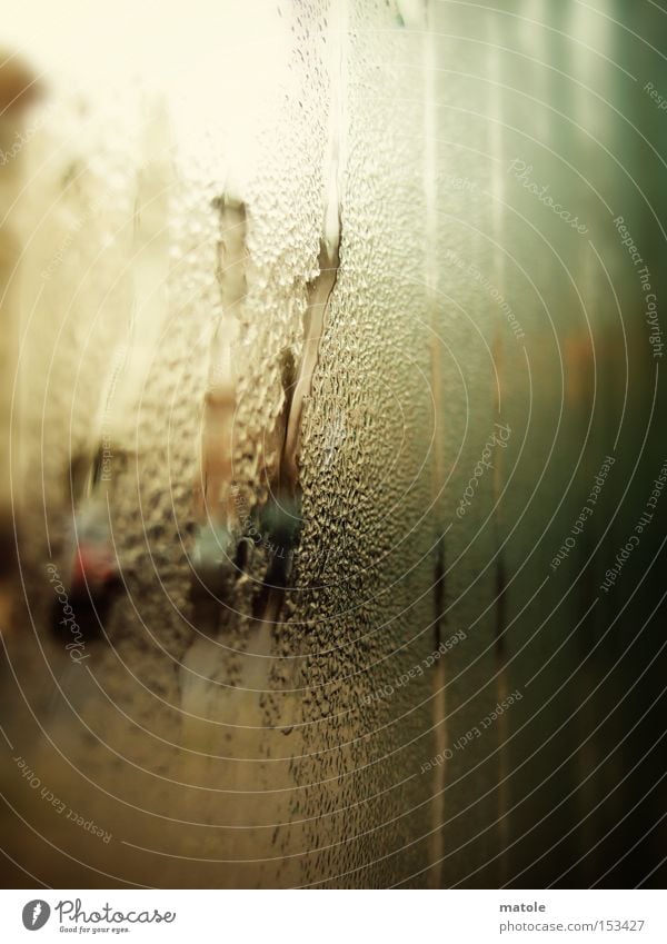 fog Drops of water Damp Cold Pane Dreary Blur Unclear Detail Macro (Extreme close-up) Close-up Rain Boredom Autumn Erudite