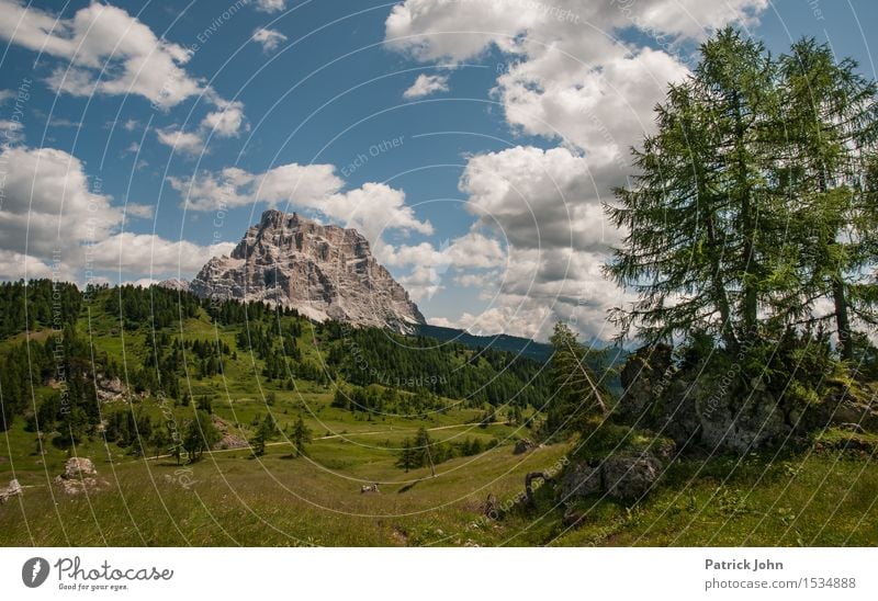 Dolomites Fitness Vacation & Travel Tourism Mountain Hiking Climbing Mountaineering Environment Nature Landscape Plant Animal Air Sky Clouds Summer