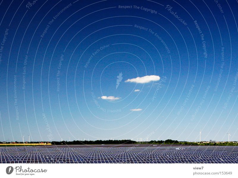 solar Summer Energy industry Technology Renewable energy Solar Power Environment Sky Climate change Beautiful weather Authentic Simple Modern Blue Complex