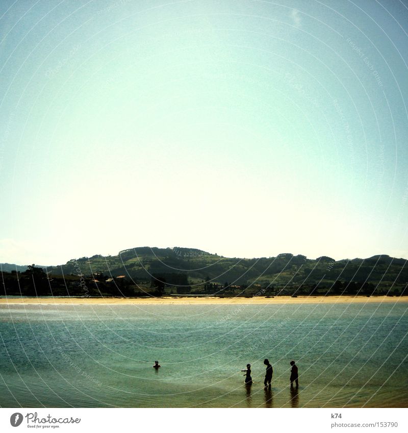 lagoon Ocean Lake Swimming & Bathing Summer Beach Mountain Calm Idyll Atlantic Ocean Coast Water Asturias