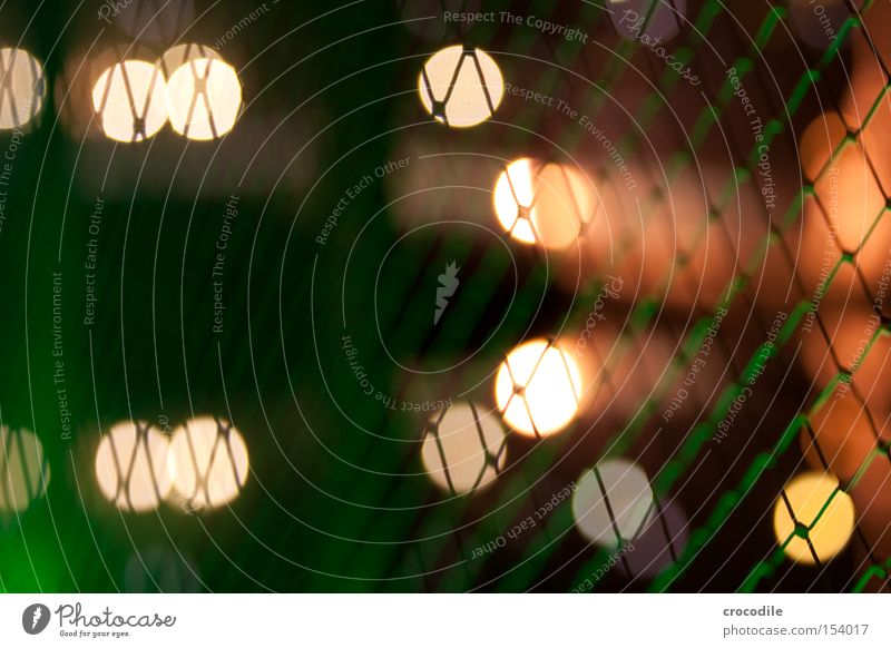 light fence Light Fence Bridge Lamp Blur Wire Bridge railing Long exposure Beautiful