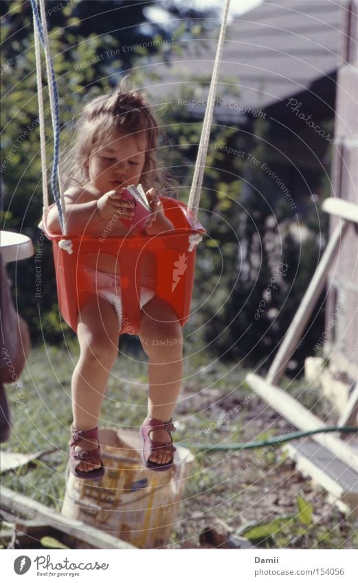 Hanging on the construction site... Girl Book Construction site Swing Education Study Calm Interest Sweet Reading Sandal Hand Summer Relaxation Toddler pempas