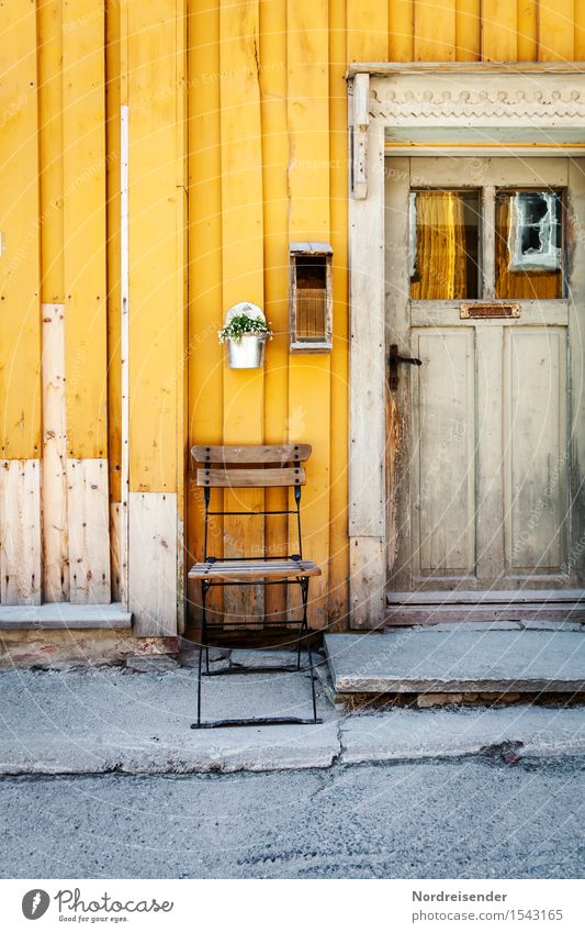 contemplative Relaxation Far-off places Living or residing Redecorate Furniture Chair Village Small Town Old town Deserted House (Residential Structure)