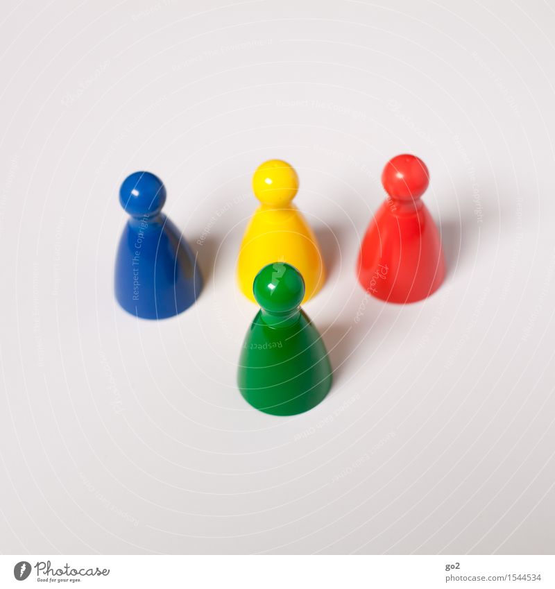 Colourful cones Leisure and hobbies Playing Board game Children's game Career Success Team Skittle Conical Communicate Uniqueness Blue Multicoloured Yellow